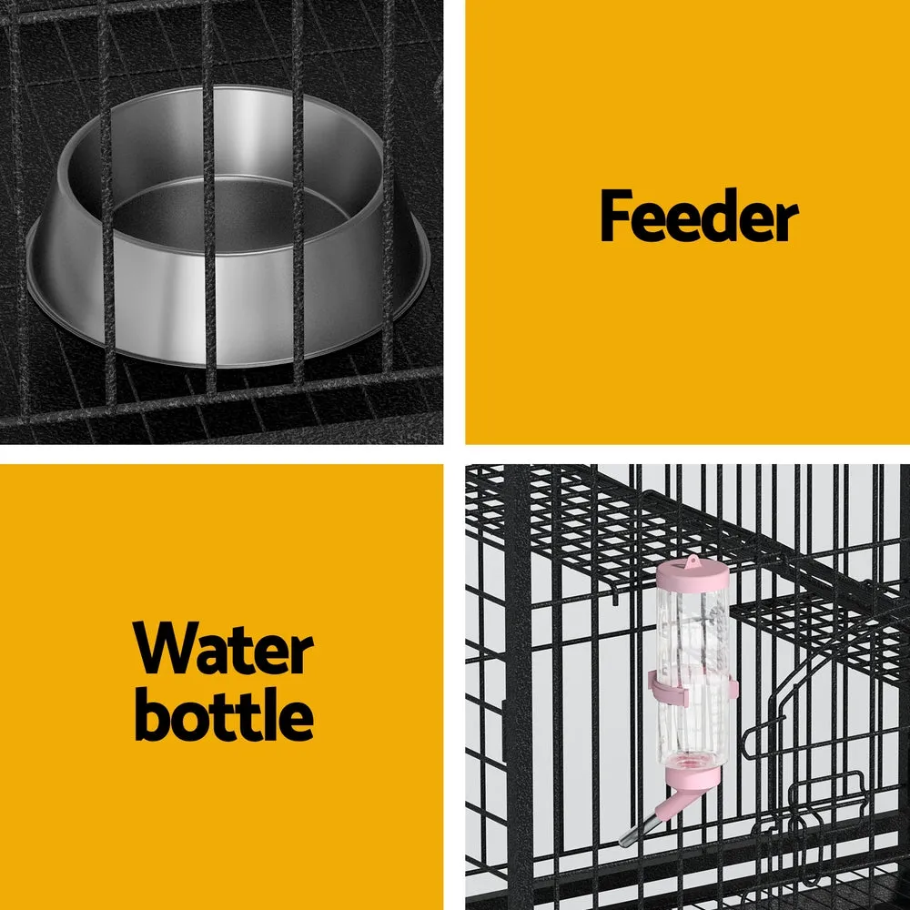 4-Level Metal Pet Cage with Ramps & Wheels - i.Pet