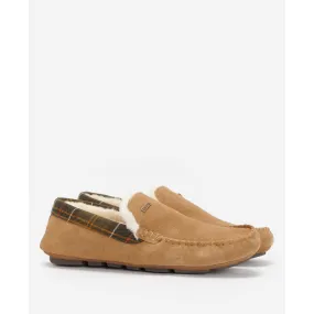 Barbour Monty Mens Slipper - Camel Suede