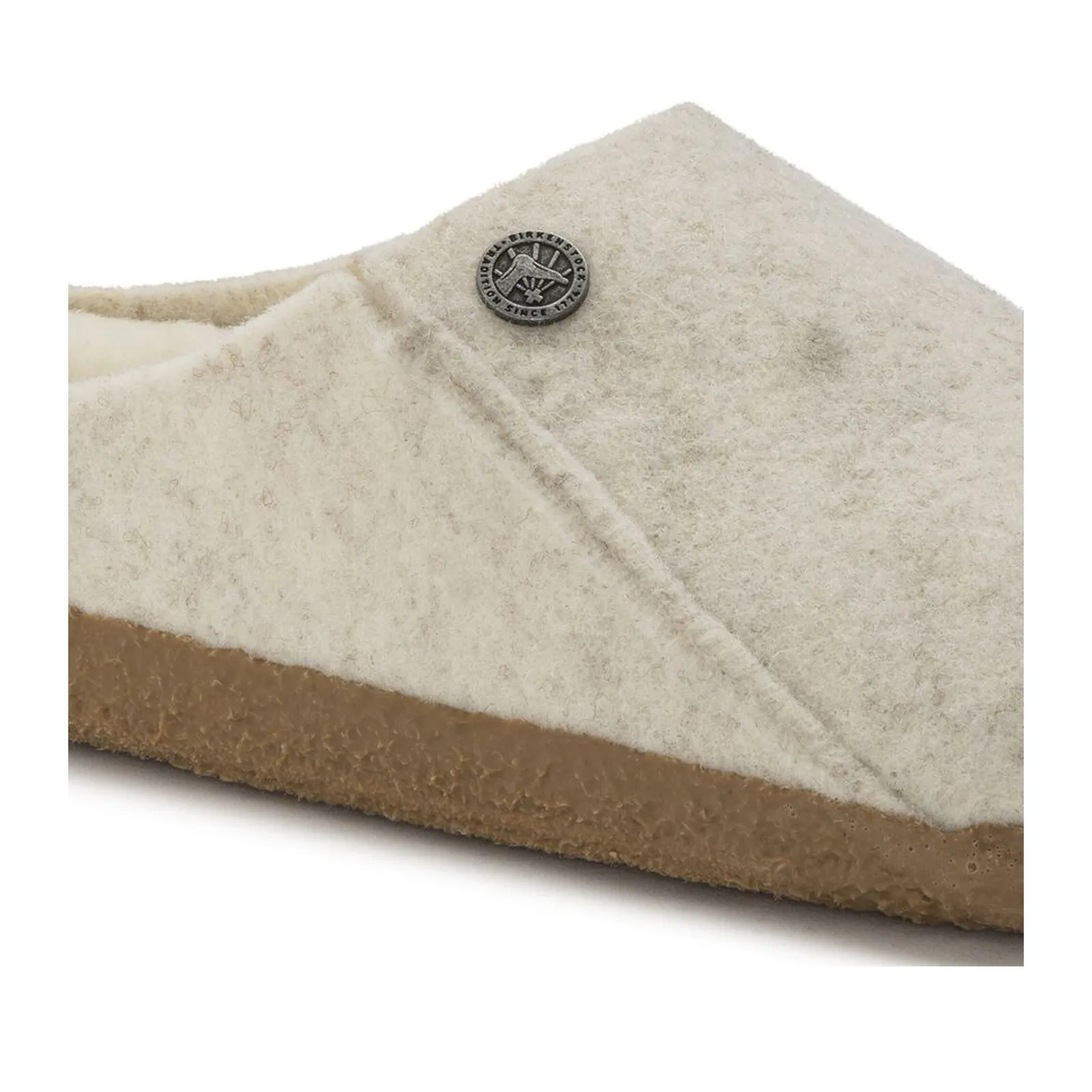 Birkenstock Zermatt Narrow Slipper (Women) - Ecru Wool/Natural Shearling
