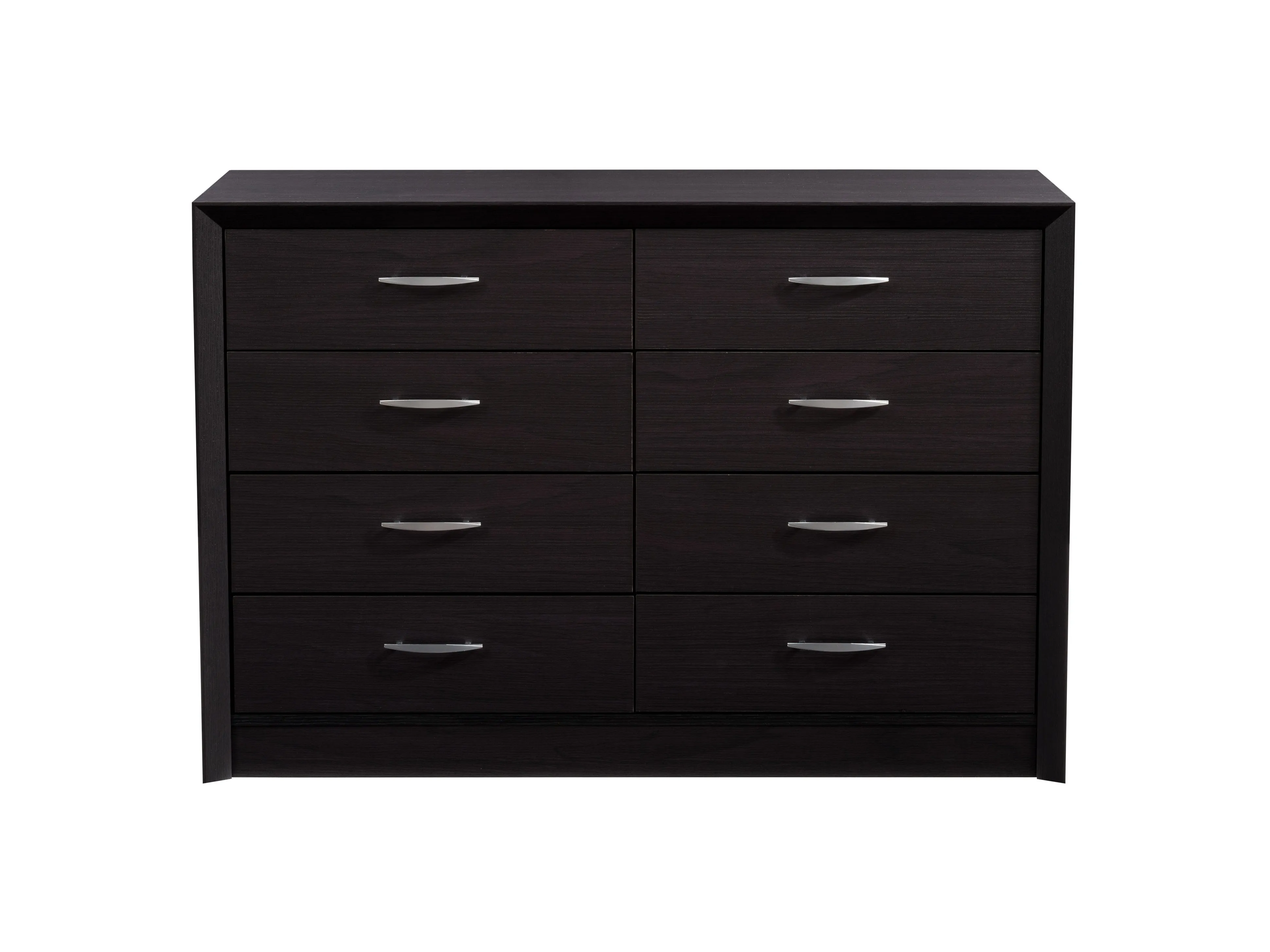 Black 8 Drawer Dresser