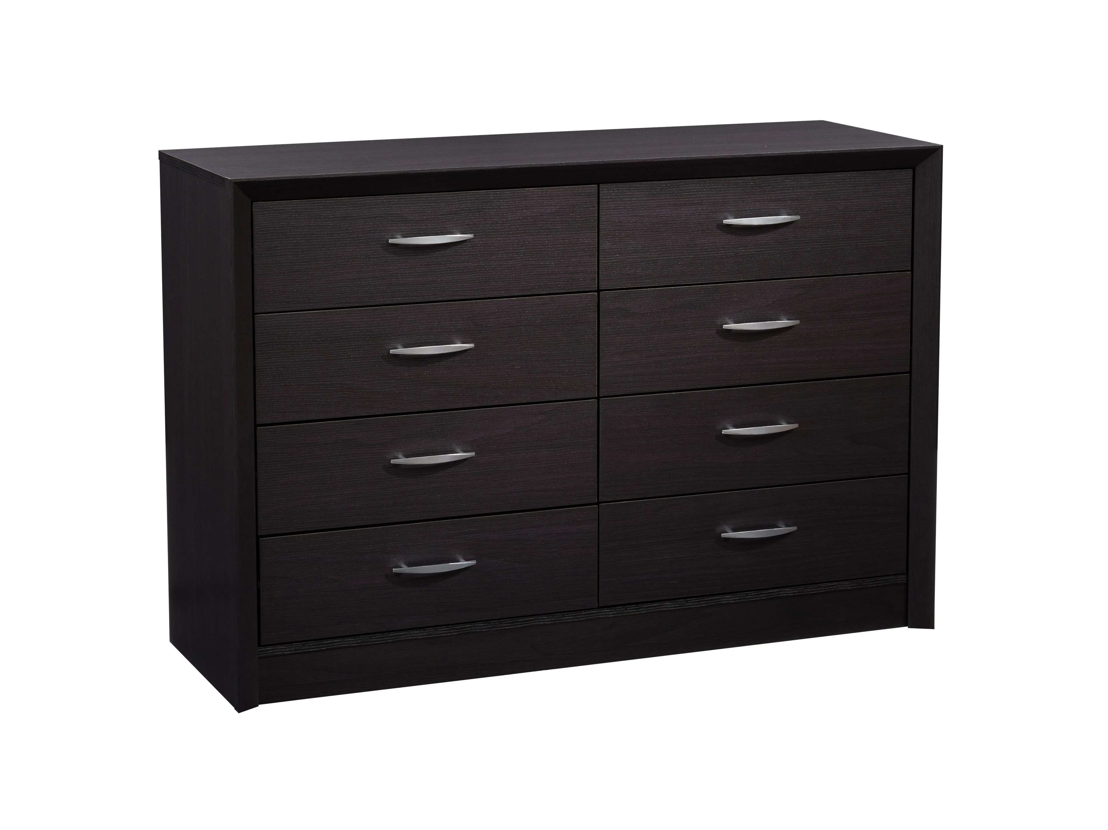 Black 8 Drawer Dresser
