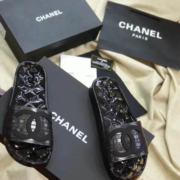 Chanel Clear Jelly Slides - Chanel Pool Slides