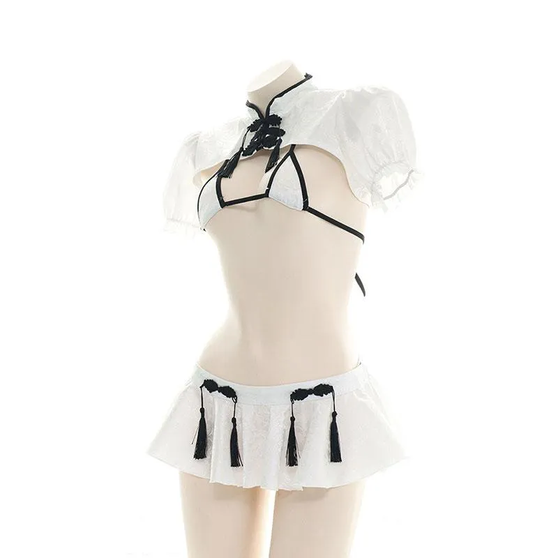 Cheongsam Girl Sexy Pajamas Cosplay Costume