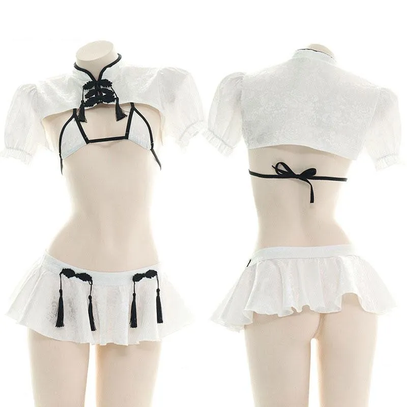 Cheongsam Girl Sexy Pajamas Cosplay Costume