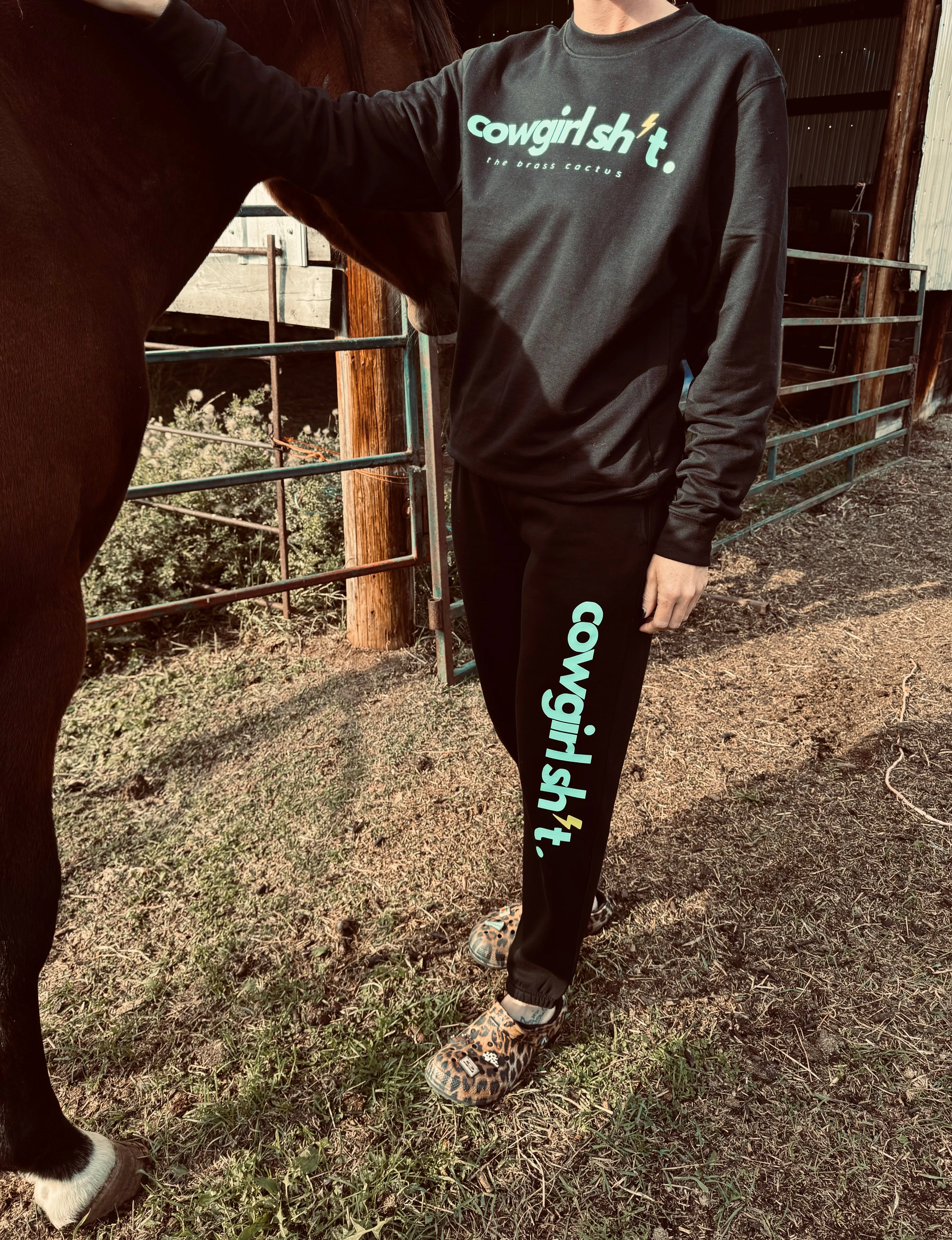 Cowgirl Sh⚡️t. Crew Neck