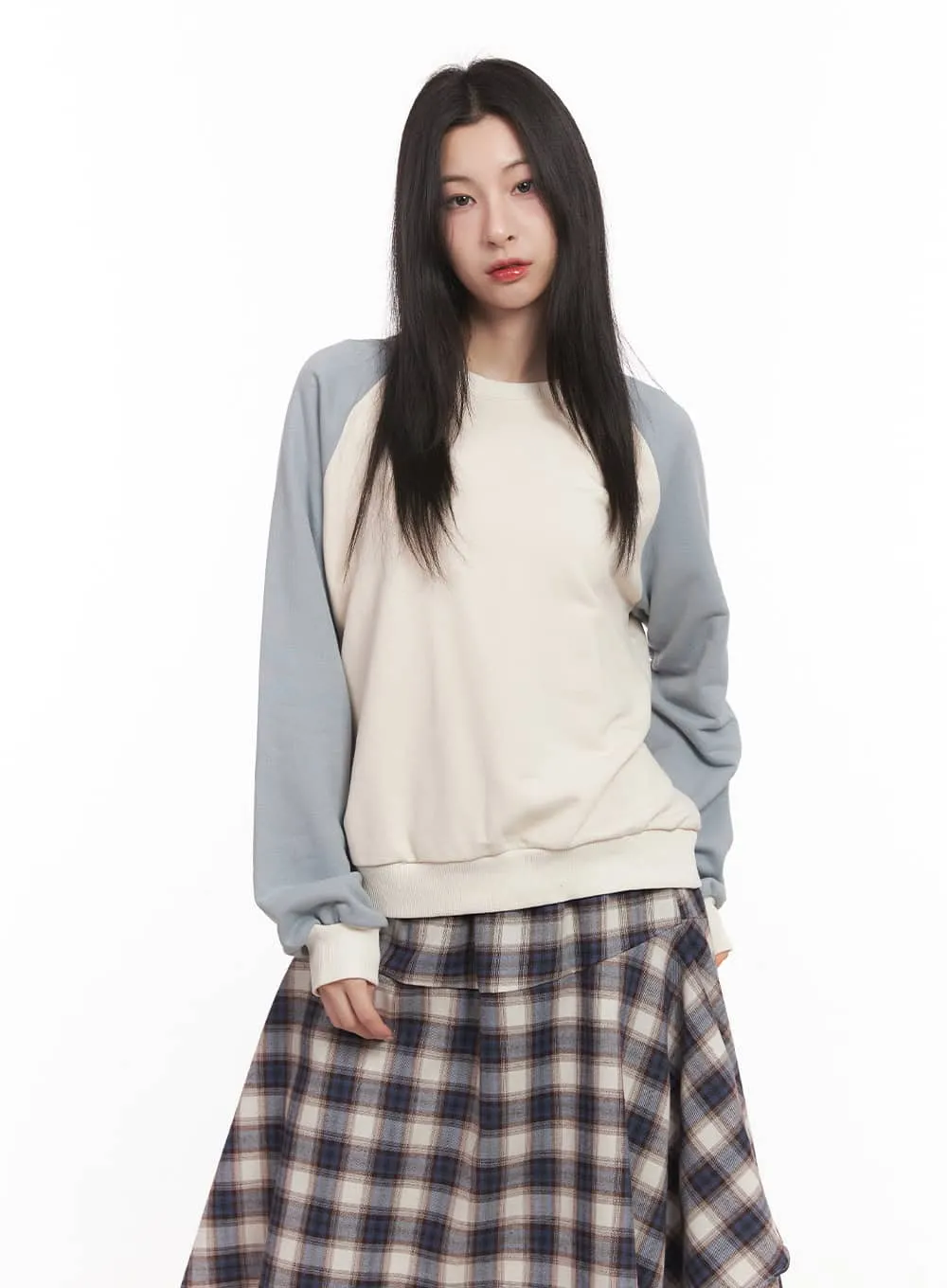 Cozy Contrast Sweatshirt CM518