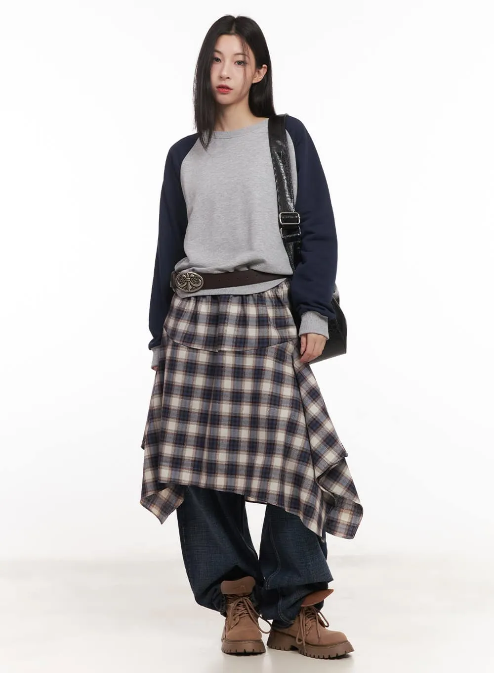 Cozy Contrast Sweatshirt CM518