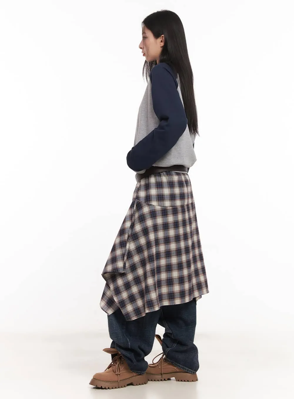 Cozy Contrast Sweatshirt CM518