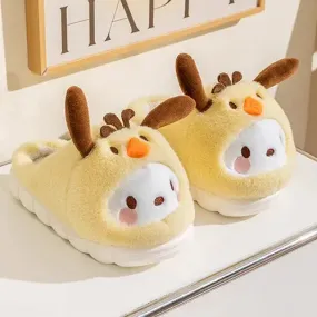 Fluffy Fur Costume Cozy Slippers Pochacco