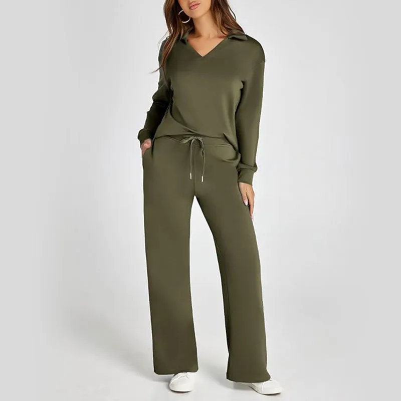 Hot Sale 49% OFFWomen's 2 Piece Sets Outfits Casual Long Sleeve Sweatsuits Sets
