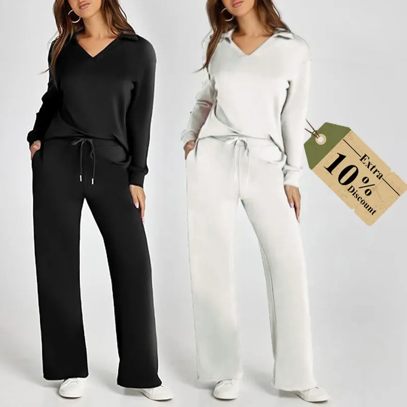 Hot Sale 49% OFFWomen's 2 Piece Sets Outfits Casual Long Sleeve Sweatsuits Sets