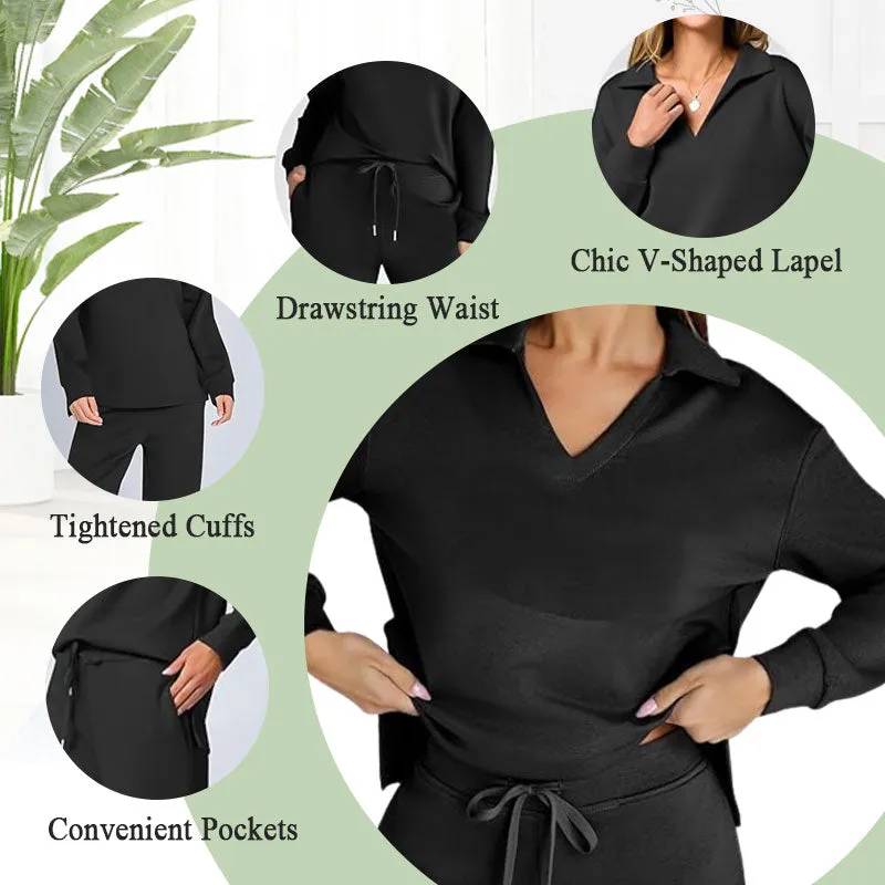 Hot Sale 49% OFFWomen's 2 Piece Sets Outfits Casual Long Sleeve Sweatsuits Sets