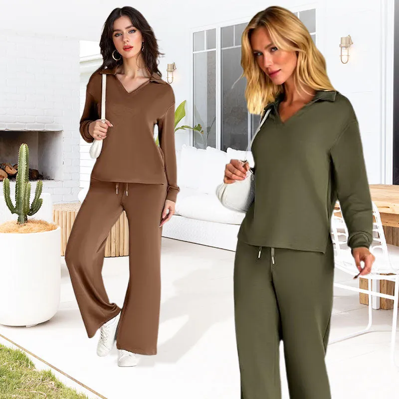Hot Sale 49% OFFWomen's 2 Piece Sets Outfits Casual Long Sleeve Sweatsuits Sets