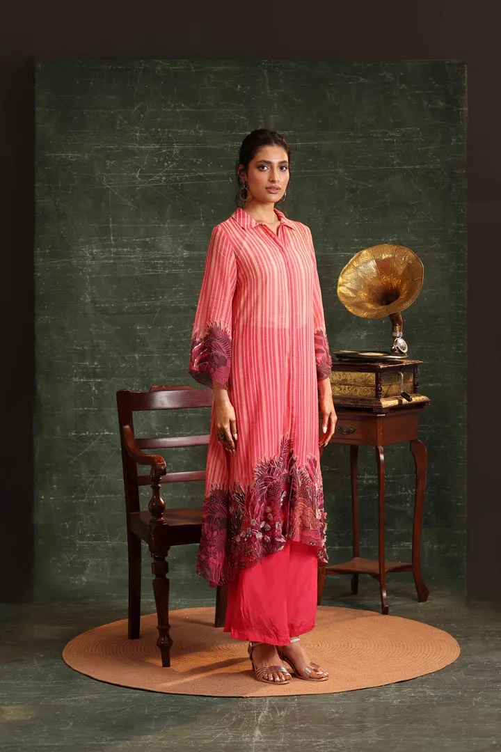 Kaira Embellished Shirt Kurta set