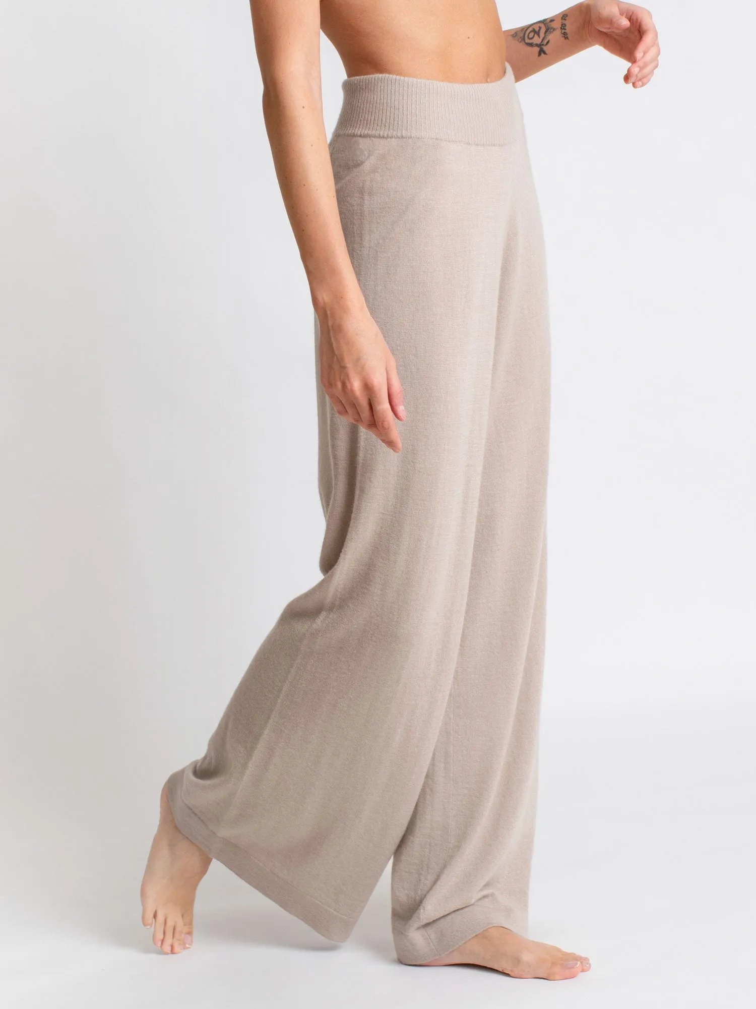 Kashmirbukse "Air pants" - feather