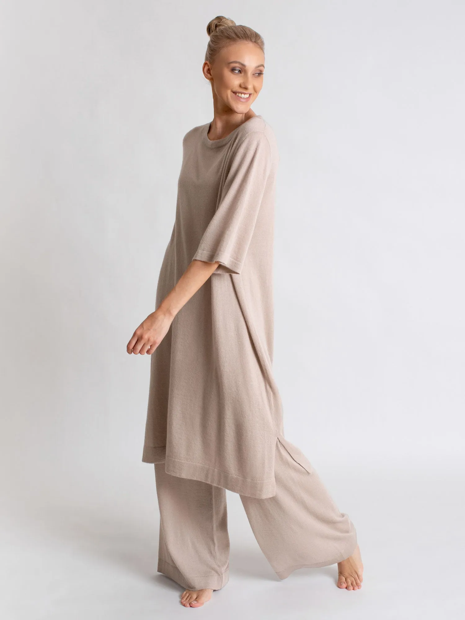 Kashmirbukse "Air pants" - feather