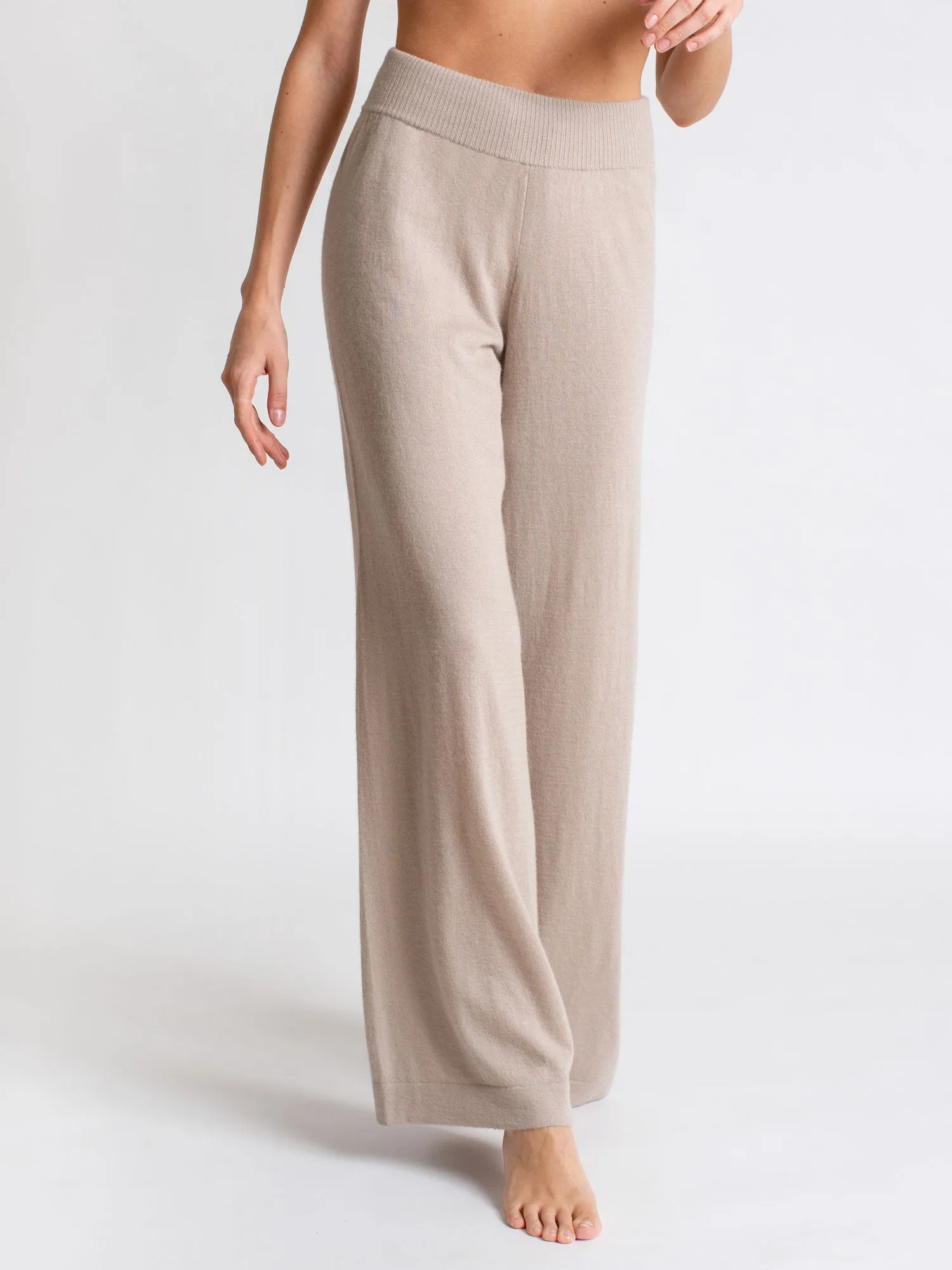 Kashmirbukse "Air pants" - feather