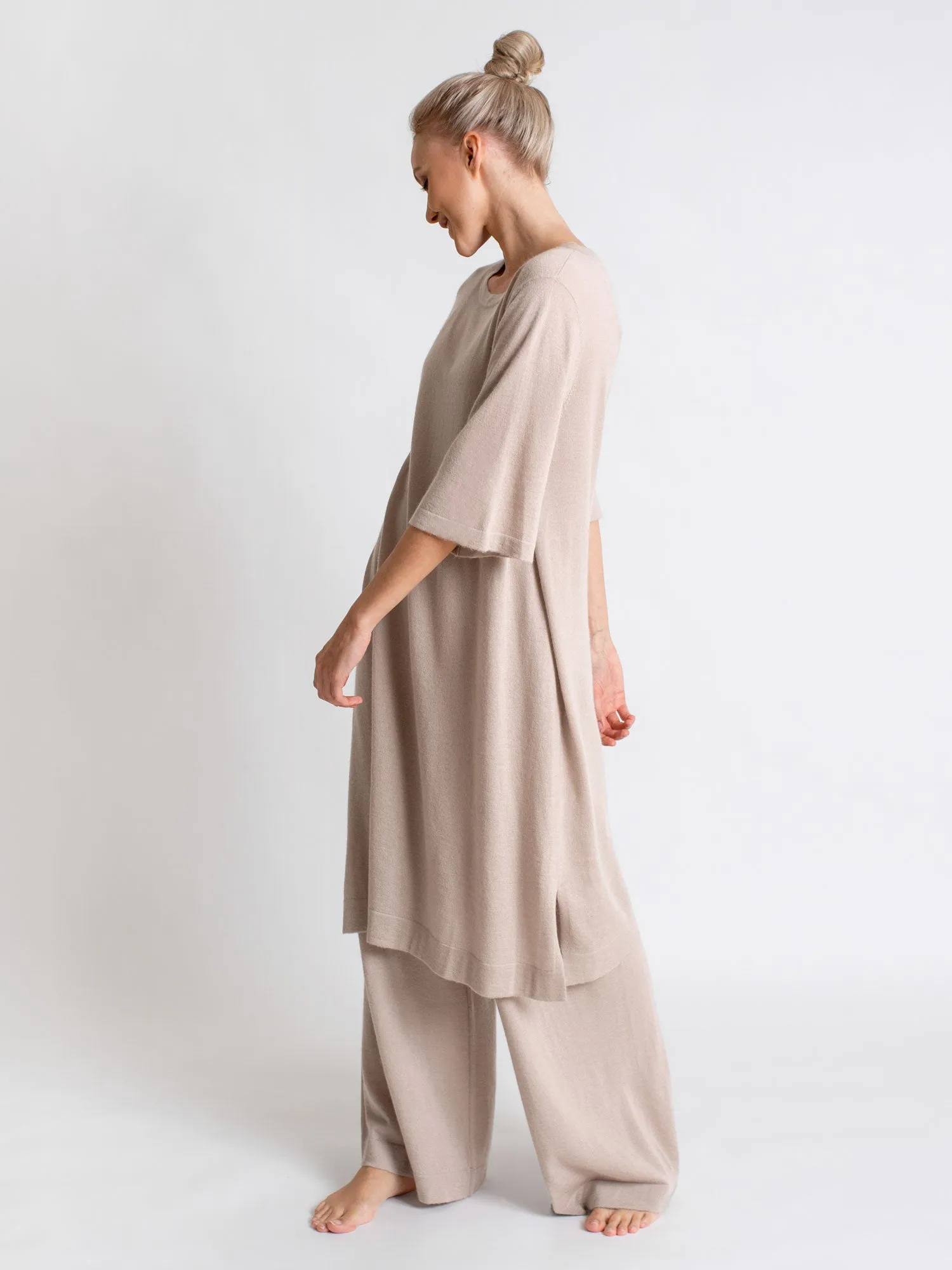 Kashmirbukse "Air pants" - feather