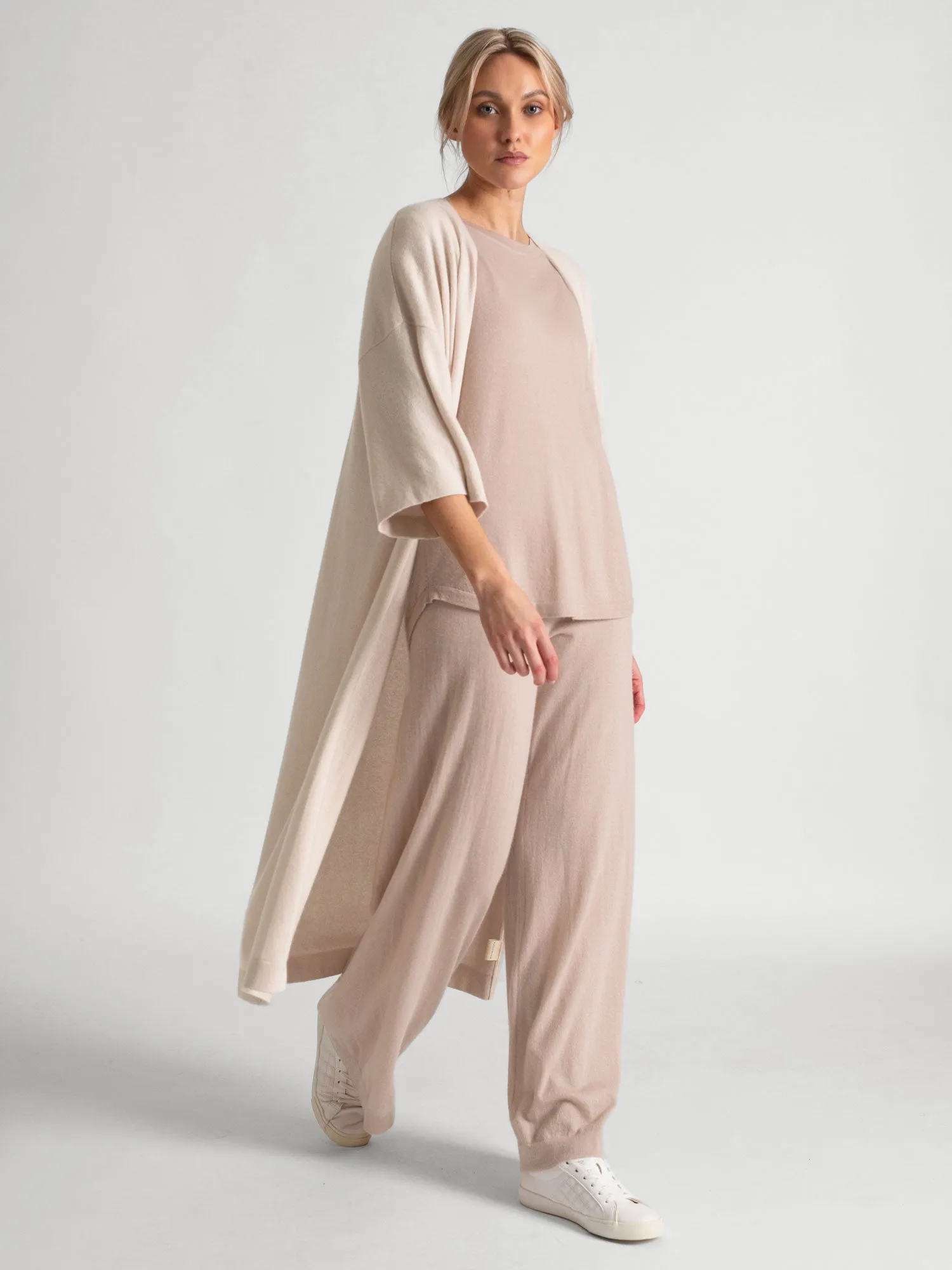 Kashmirbukse "Air pants" - feather