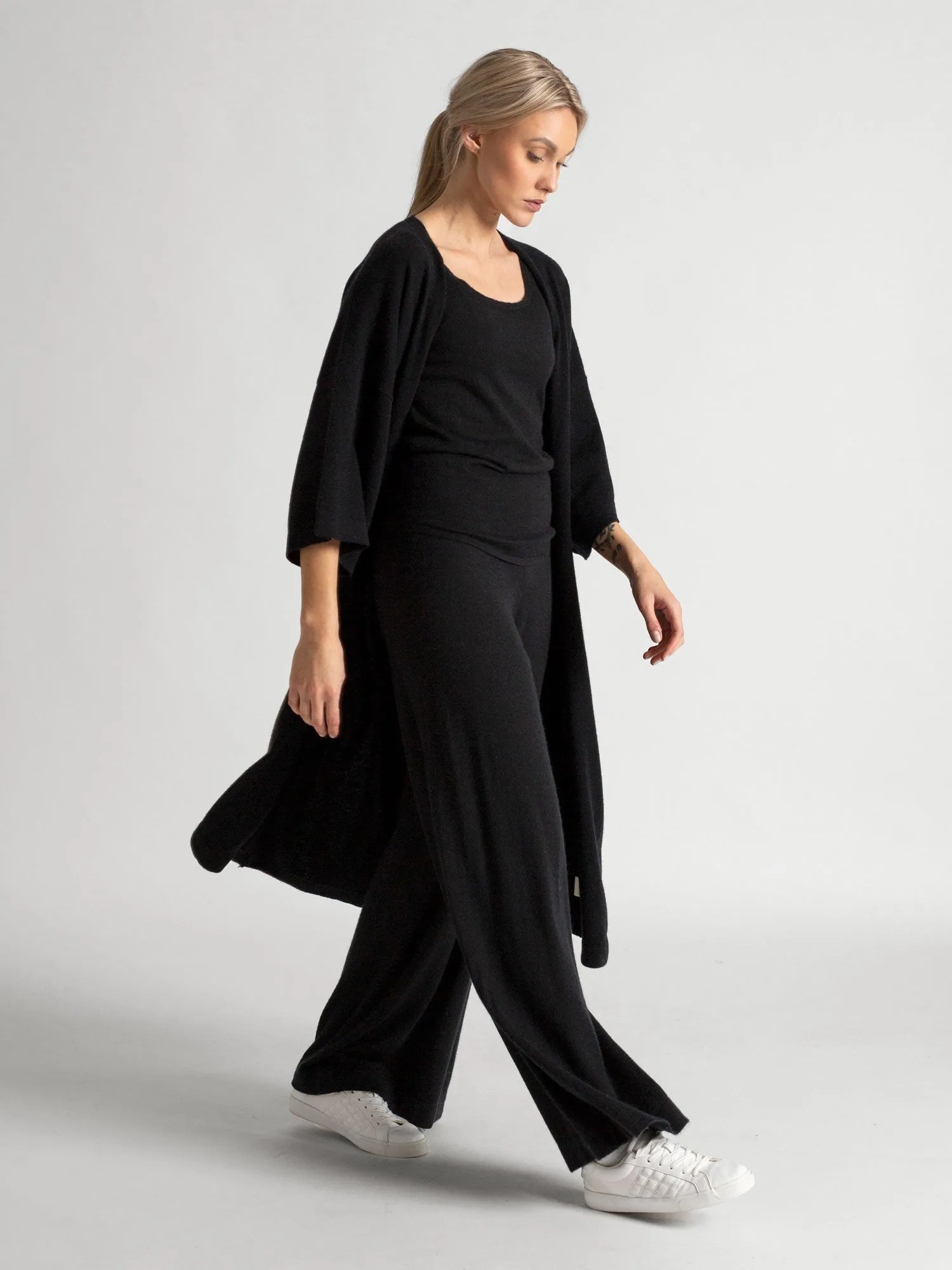 Kashmirbukse "Air pants" - Sort
