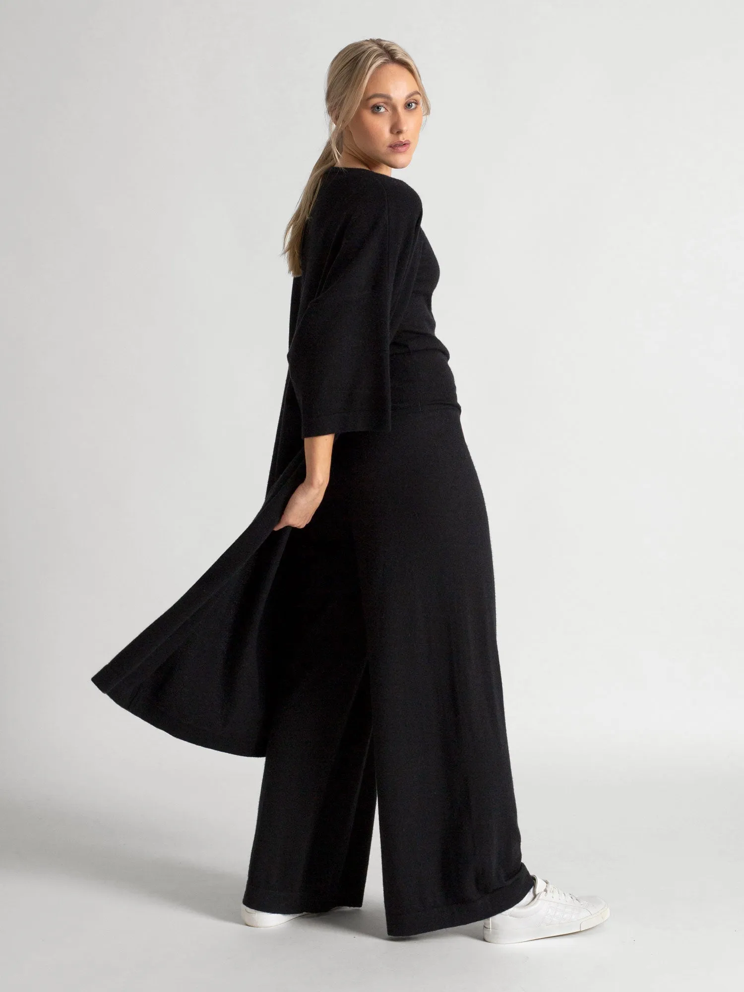 Kashmirbukse "Air pants" - Sort