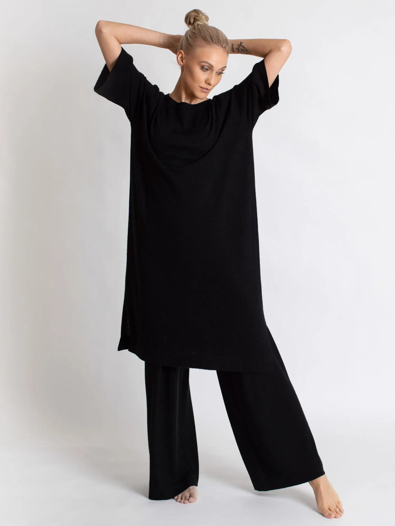 Kashmirbukse "Air pants" - Sort