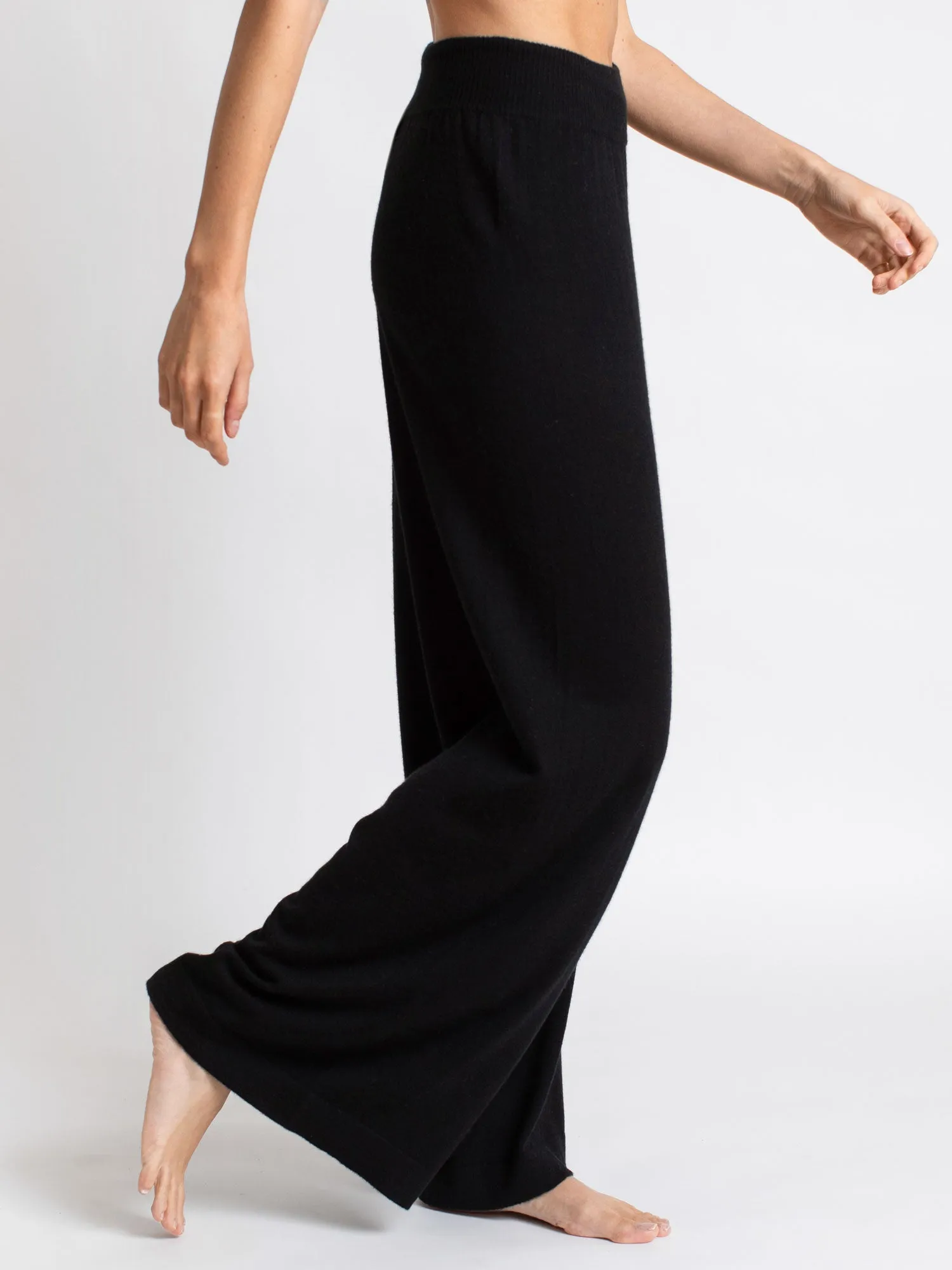 Kashmirbukse "Air pants" - Sort
