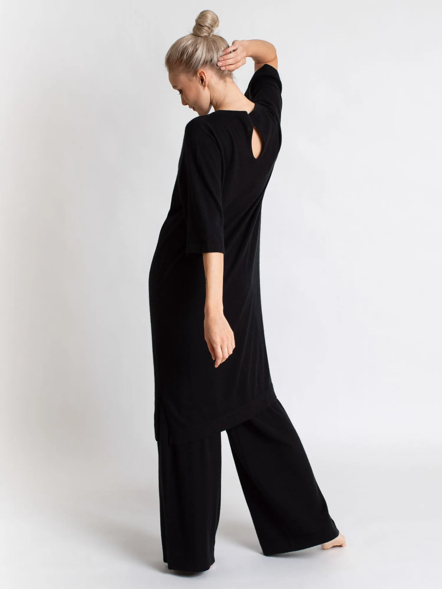 Kashmirbukse "Air pants" - Sort