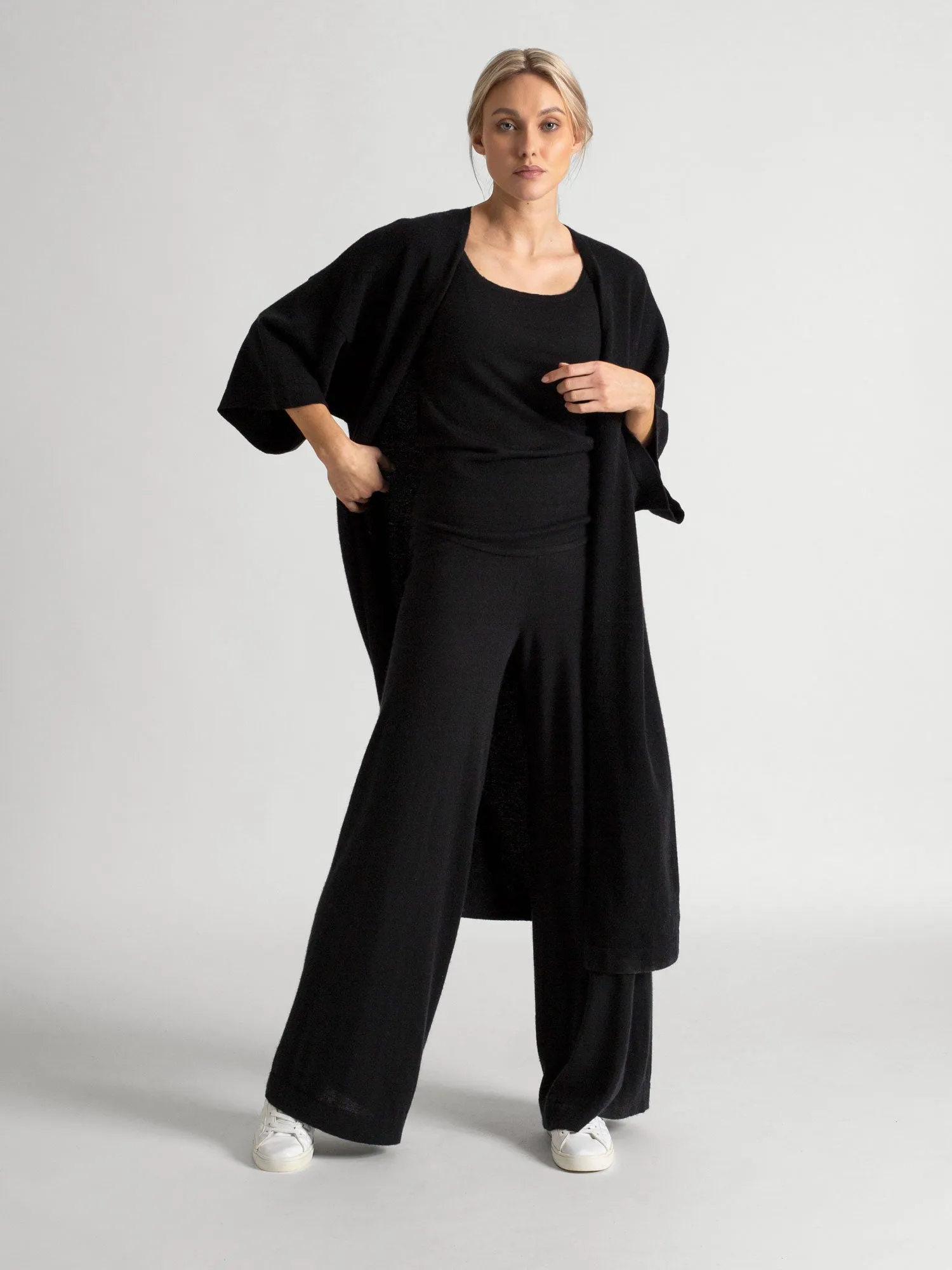Kashmirbukse "Air pants" - Sort