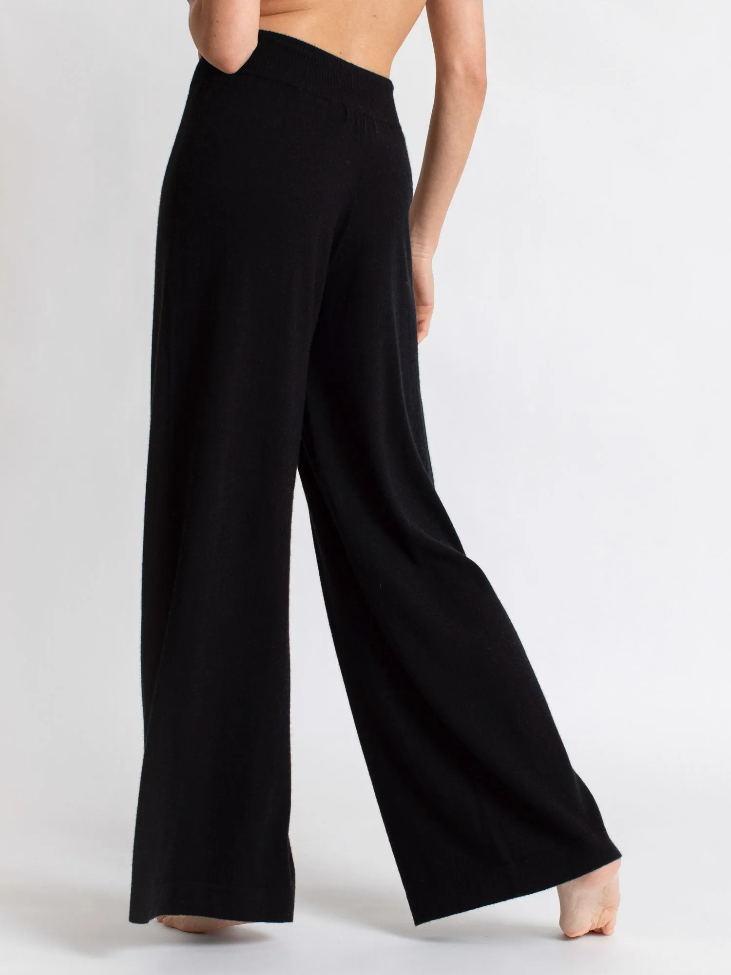 Kashmirbukse "Air pants" - Sort
