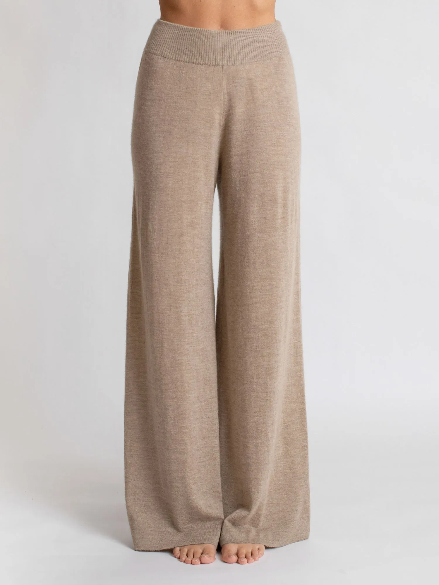 Kashmirbukse "Air pants" - taupe