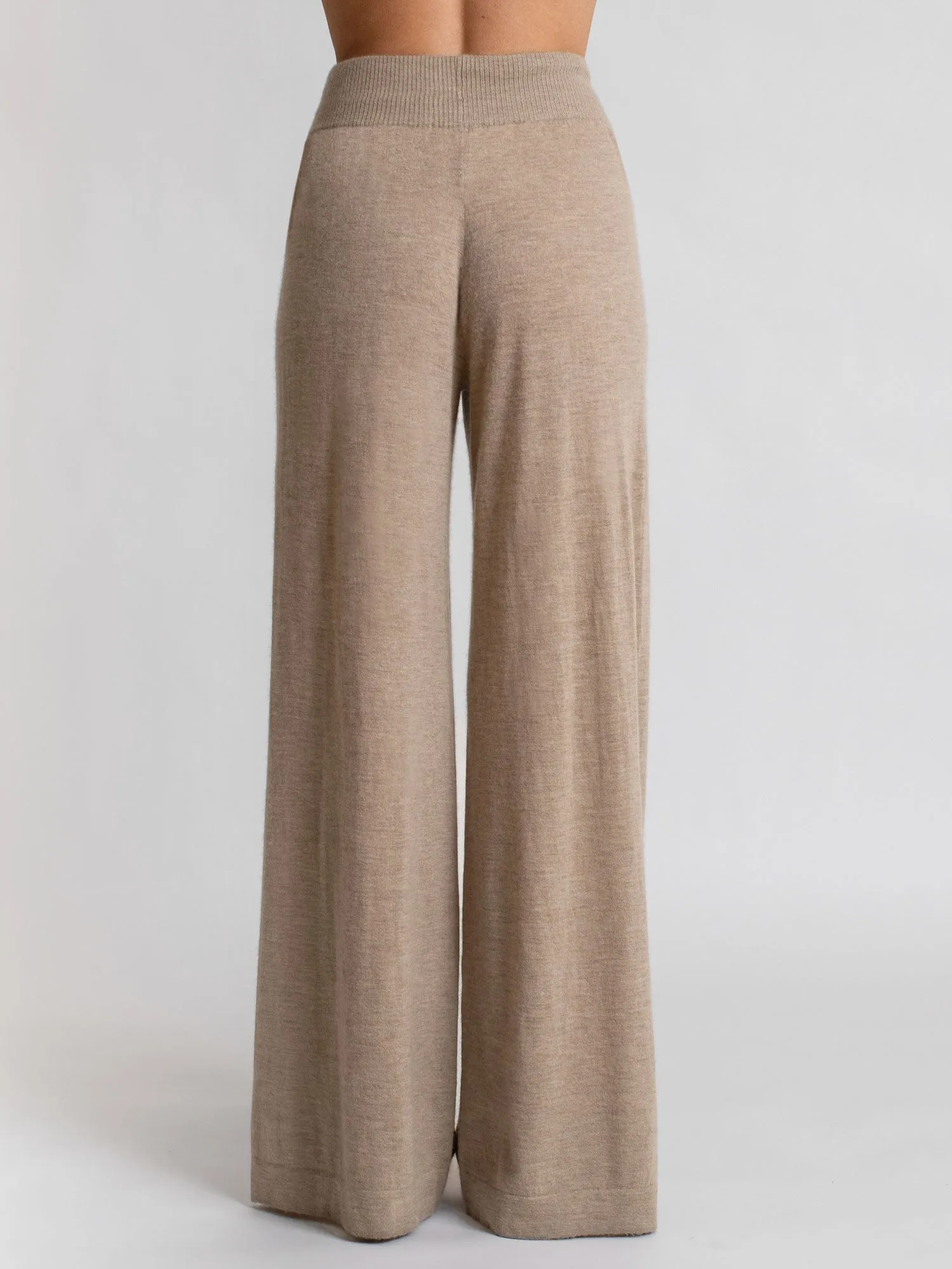 Kashmirbukse "Air pants" - taupe