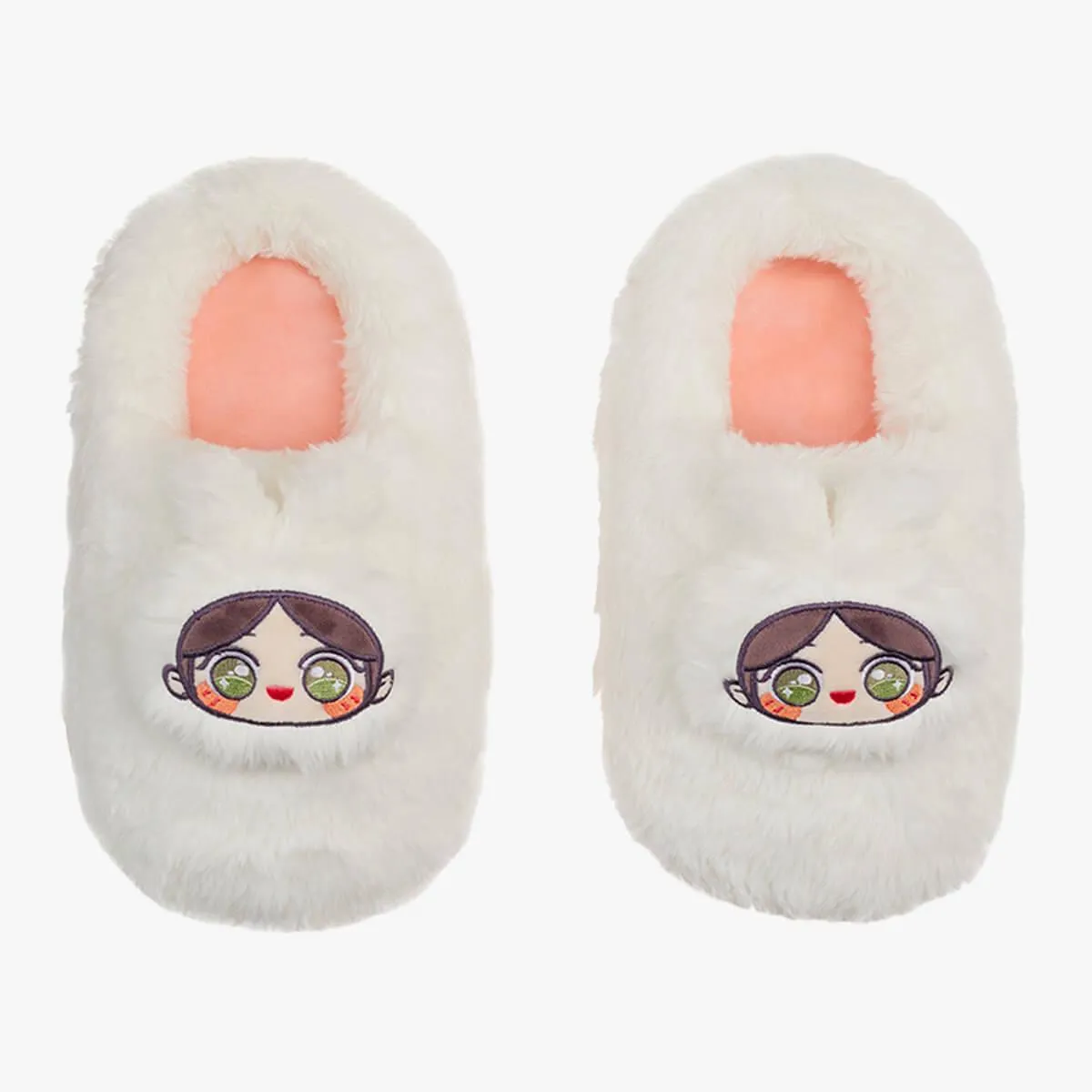 Kawaii Anime Face Slippers Plush