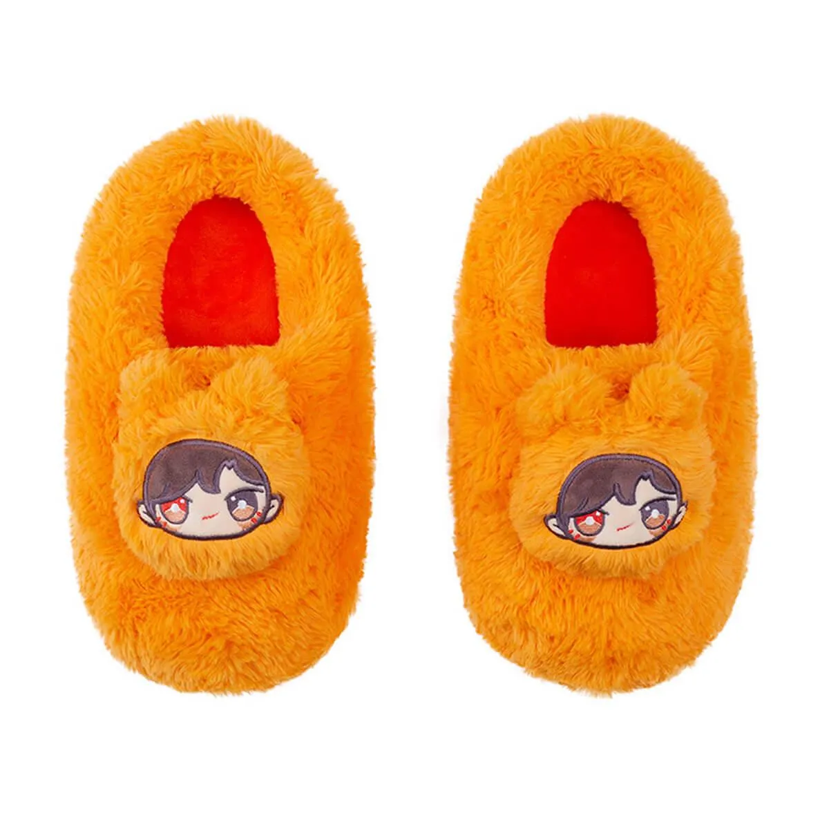 Kawaii Anime Face Slippers Plush