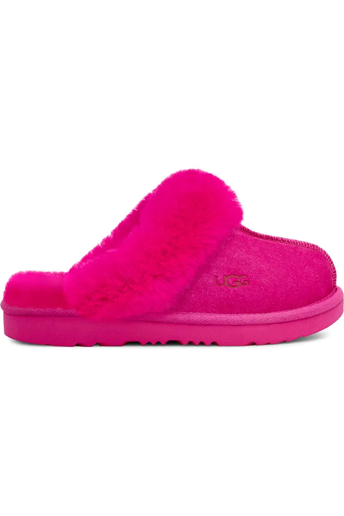 Kid's Cozy II Suede & Shearling Slippers