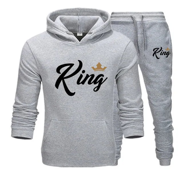 King queen jogger set