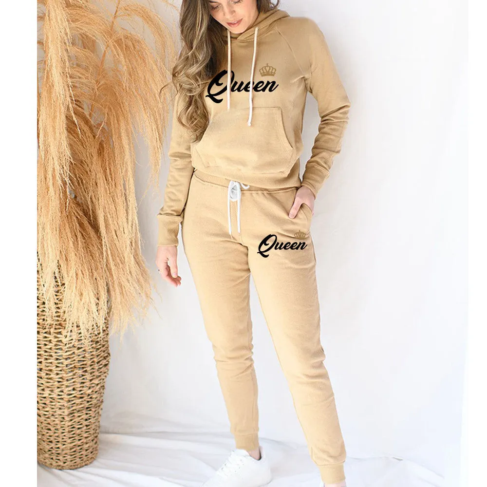 King queen jogger set