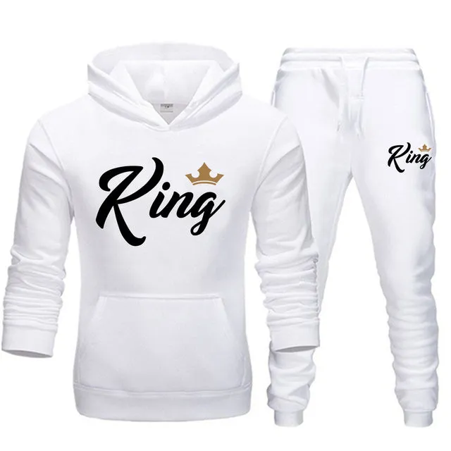 King queen jogger set