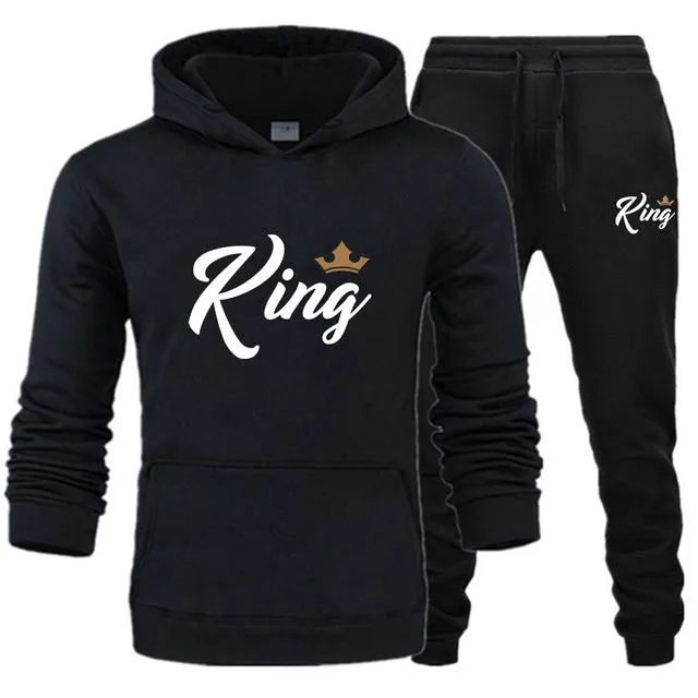 King queen jogger set