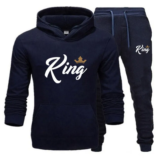 King queen jogger set