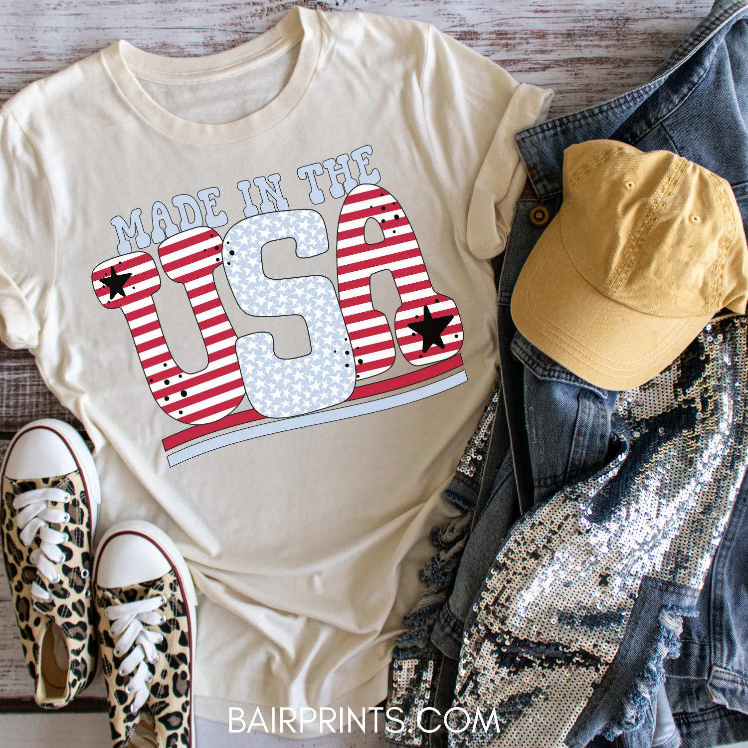 Made in the USA DTF Printed Tee