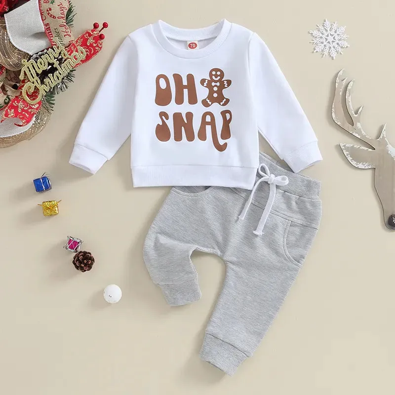Oh Snap Gingerbread Two Piece Outfit