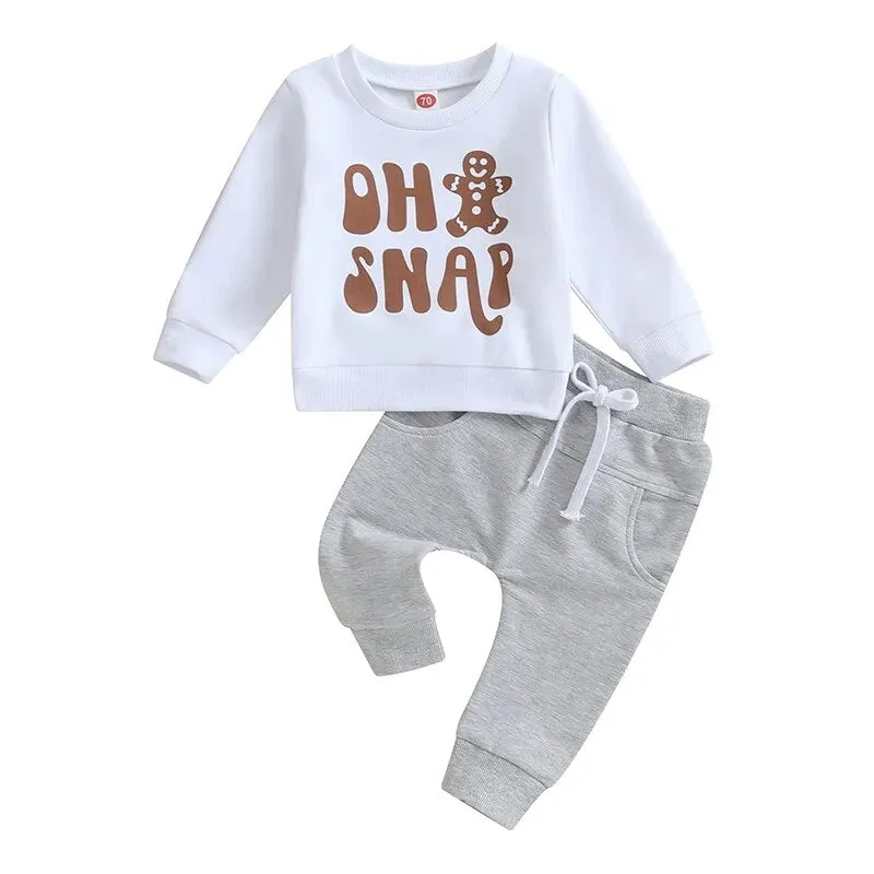 Oh Snap Gingerbread Two Piece Outfit