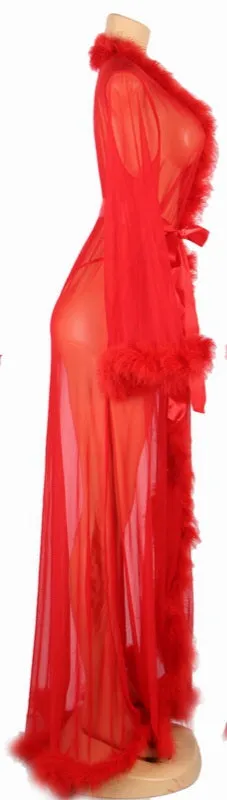 Queen Sheer Dressing Robe
