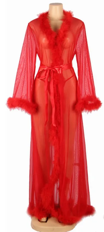 Queen Sheer Dressing Robe