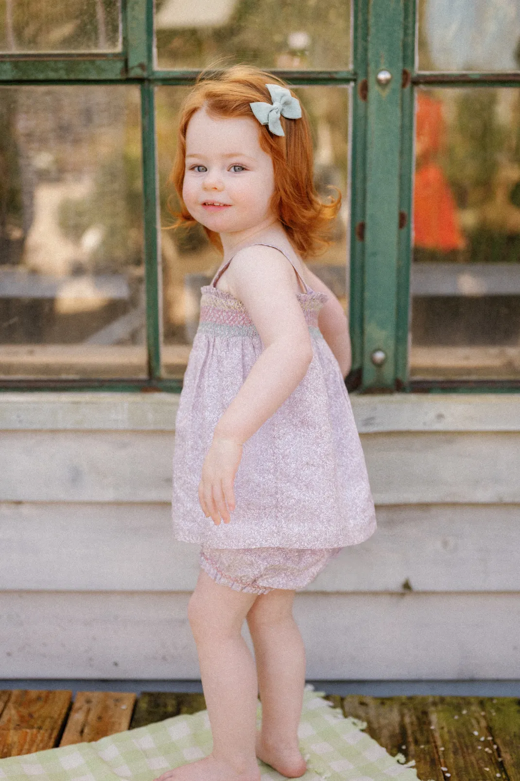 Rosie Baby Set in Scattered Blooms
