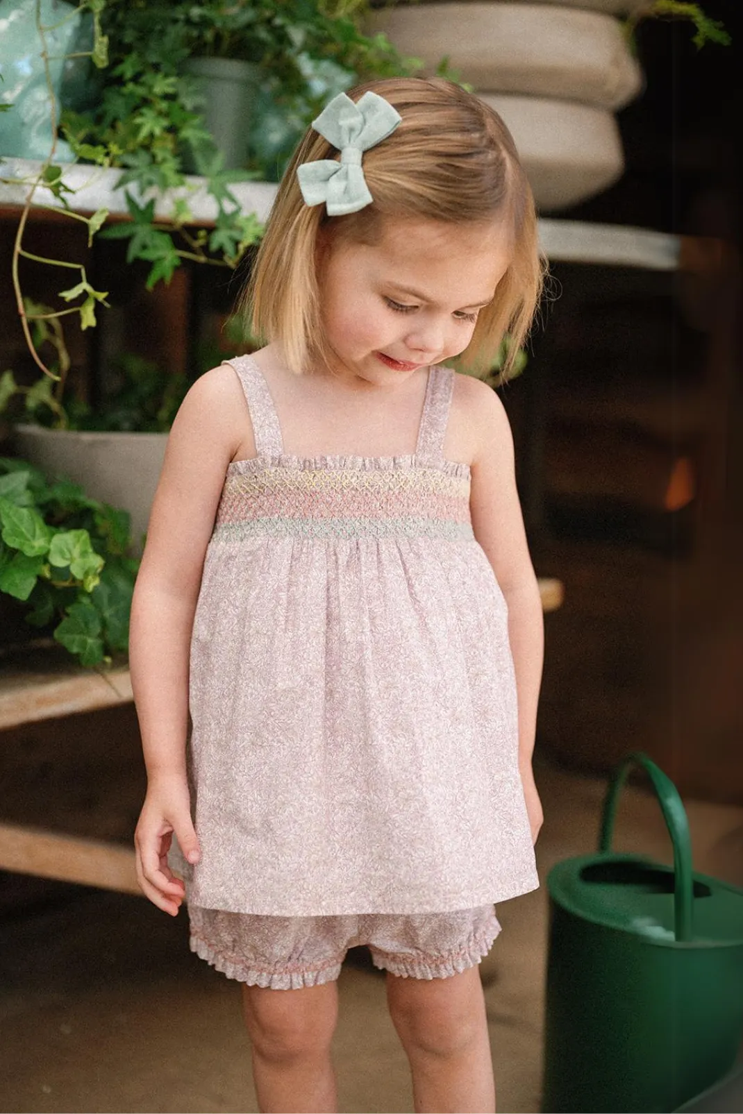 Rosie Baby Set in Scattered Blooms