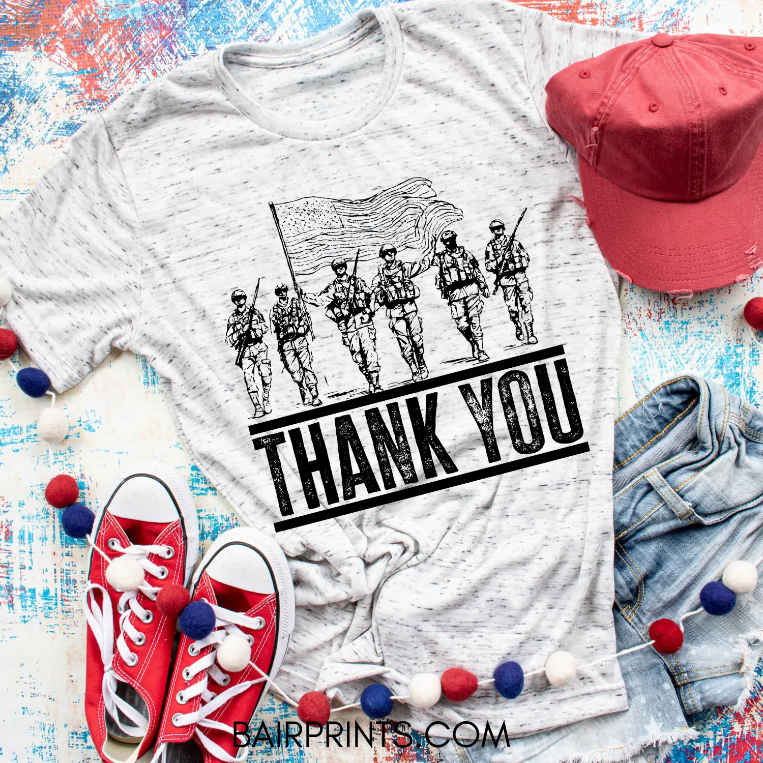 Thank You Military Shirt