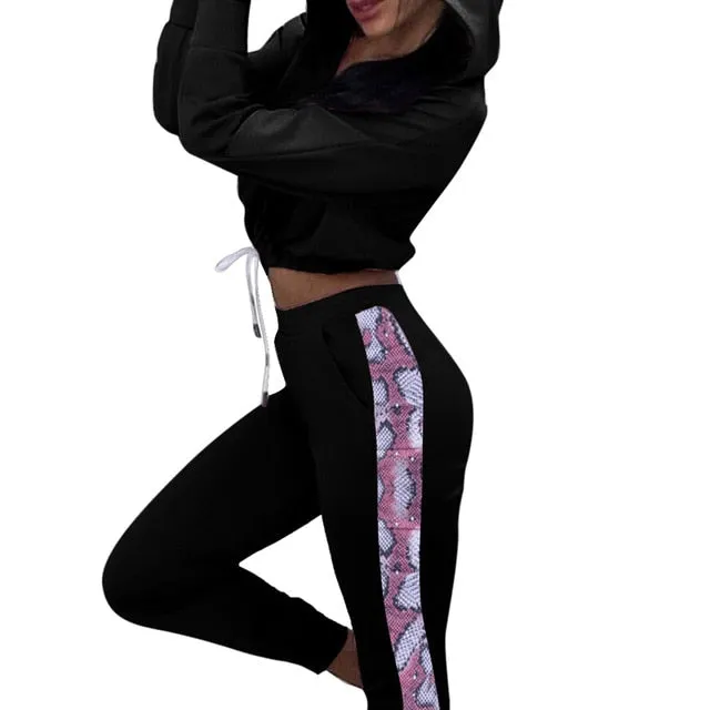 Women Sports Sets Long Sleeve Autumn Fashion Tracksuit Sweatsuits Gym Fitness Casual Jogging Sweatpants Zipper Suit