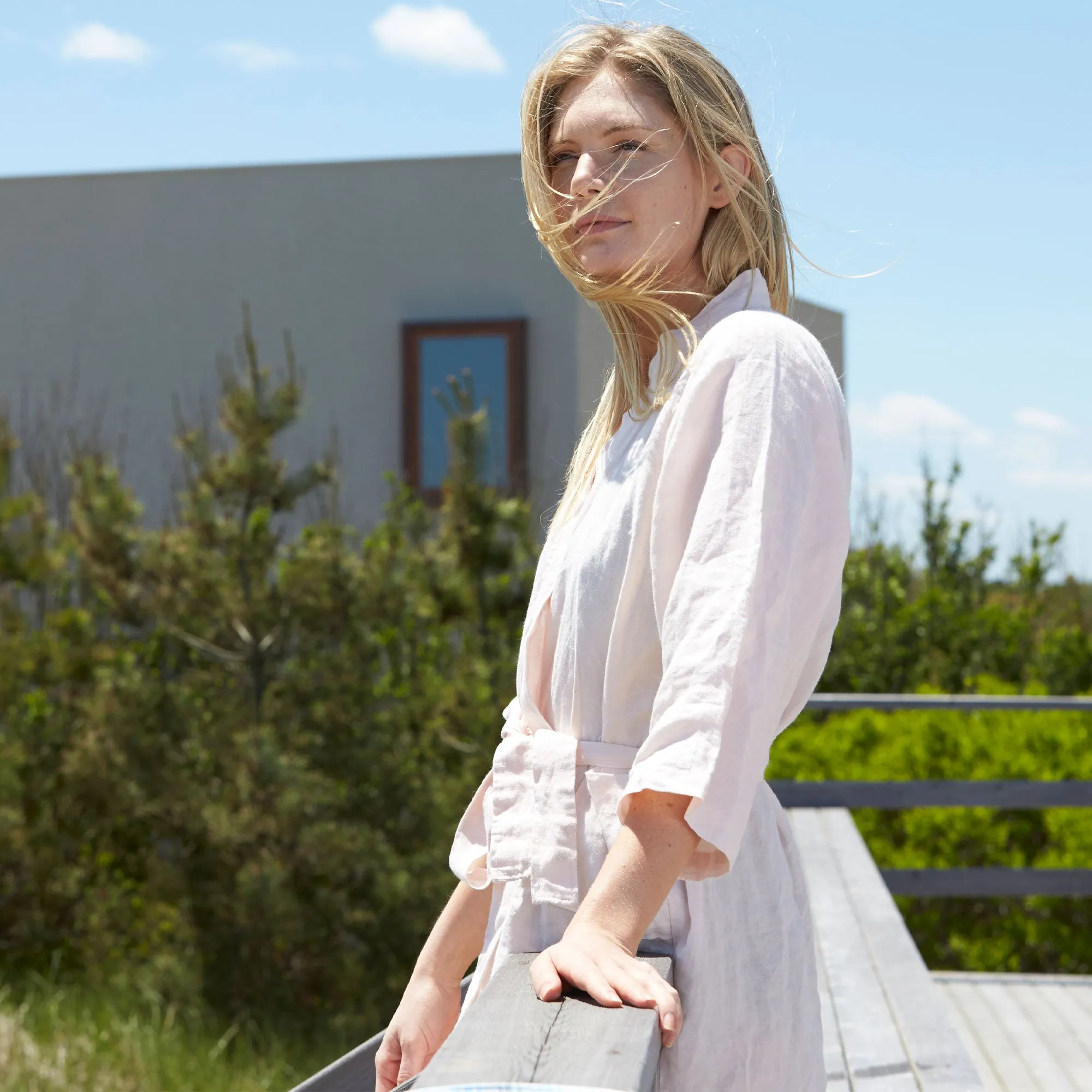 Women's Linen-Bamboo Robes